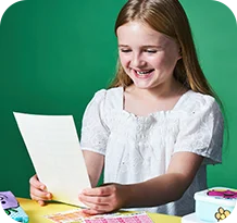 School items with labels